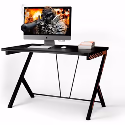 Description : Est-ce que vous recherchez un bureau de jeu doté d'un plateau de 116 cm et d'un cadre en forme de ‘R’ robuste ! ...