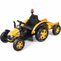 Description : Notre tracteur avec remorque est un cadeau parfait pour donner aux enfants le plaisir de conduire. Le véhicule ...