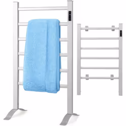 Description : Profitez de serviettes chaudes et sèches après la douche avec ce chauffe-serviettes à 6 barres ! Ce porte-servi ...