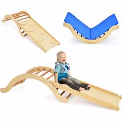 À propos de cet article 【Jeux d'escalade 4 en 1 :】Le jeu d'escalade enfants offre différentes possibilités de jeu. La rampe r ...
