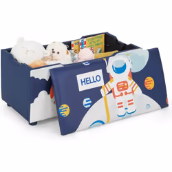 Attributs : 【Conçu pour les enfants :】Le banc de rangement pour jouets avec des motifs imaginatifs et amusants est définitive ...