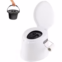 Description générale Cette toilette portable COSTWAY est conçue pour être utilisée à l'intérieur comme à l'extérieur, offrant ...