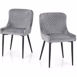 Description : Ces 2 chaises de salle à manger confortable contient un dossier bien pensé et un siège rembourré rempli d'épong ...