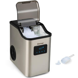 Costway - Machine à Glaçons Nugget Ice 24kg en 24h, Recharge d'Eau 2 Façons, Panneau de Contrôle Tactile led, Fonction d'Auto-nettoyage 10 Minutes,