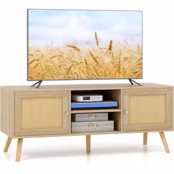 Description : Le large plateau de ce meuble TV, est suffisamment spacieux pour accueillir la plupart des TV à écran plat jusq ...