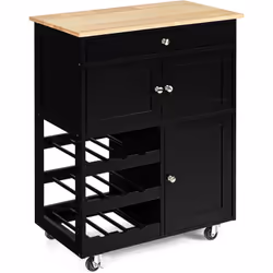 Description: Notre chariot de cuisine est utile pour garder votre espace organisé et bien rangé. Fabriqué en MDF et en bois d ...
