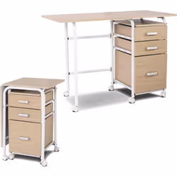 【Matériaux robustes et structure stable :】 Le plateau de table de notre bureau d'ordinateur est fabriqué en MDF de haute qual ...