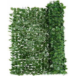 Clôture en Feuillage Artificielle 150 x 240CM avec Feuilles de Lierre en Polyester Protection uv, Haie Artificielle Brise Vue pour