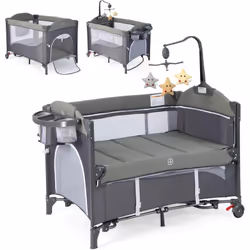 À propos de cet article 【Berceau multifonctionnel 5 en 1 :】Le berceau peut être utilisé comme lit parapluie, table à langer,  ...