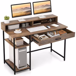 Description générale Boostez votre productivité et organisez votre espace avec notre bureau d'ordinateur. Dites adieu au dos  ...