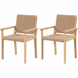 Description : Le cadre de cette chaise est fabriqué en bois de caoutchouc solide et durable, garantissant une utilisation rég ...
