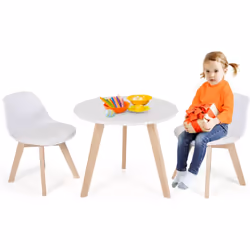 À propos de cet article 【Table multifonctionnel :】La table ronde et 2 chaises rembourrées offrent un excellent centre d'activ ...