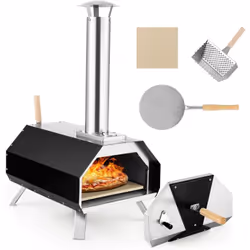 Description générale Profitez de la cuisine en plein air avec ce four à pizza portable, idéal pour préparer des repas savoure ...