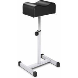 Costway - Tabouret de Pédicure à Hauteur d'Assise Réglable 45-65 cm, Repose-pied Pédicure avec Coussin Épais et Doux Charge 10KG, Équipement de Spa