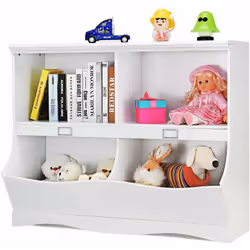 Description : Notre organisateur de stockage multi-bacs permet de mettre tous les jouets ou livres préférés des enfants. C'es ...