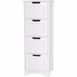 À propos de cet article 【4 grands tiroirs:】Chaque tiroir mesure 25 x 26 x 18 cm, cette commode salle de bain offre un espace  ...