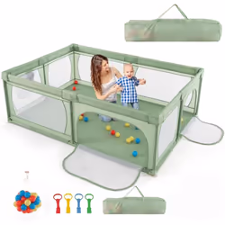 À propos de cet article 【Espace de Jeu Spacieux :】Avec une grande taille de 206 × 147 × 68,5 cm, ce parc peut accueillir plus ...