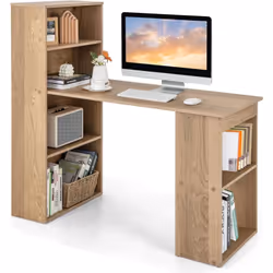 Description générale Ce bureau d'ordinateur moderne et élégant est conçu pour offrir un espace de rangement optimal tout en é ...