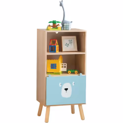 À propos de cet article 【Espace de Rangement Ample :】Cette étagère de rangement possède 2 étagères ouvertes et un grand tiroi ...