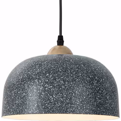 À propos de cet article 【Style Moderne : 】Combinant une finition bronze et une surface en fausse pierre texturée grise, ce lu ...