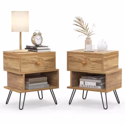 À propos de cet article 【Design irrégulière originale : 】Notre table de chevet présente un design très créatif avec une forme ...