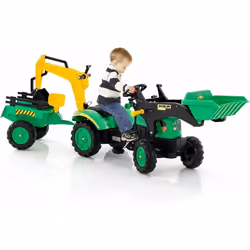 Description générale Découvrez le tracteur autoporté 3 en 1, un jouet idéal pour stimuler l'imagination des enfants. Equipé d ...