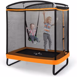À propos de cet article 【Trampoline 2 en 1 :】Le trampoline enfants est conçu avec une balançoire, permettant non seulement à  ...