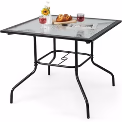 À propos de cet article 【Plateau de table en verre trempé】Améliorez votre expérience culinaire en plein air avec une table av ...