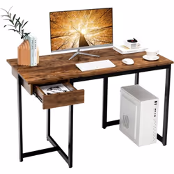 À propos de cet article 【Espace de travail spacieux :】Avec un bureau de 120 x 55 x 75 cm (L x l x H), votre ordinateur sera p ...