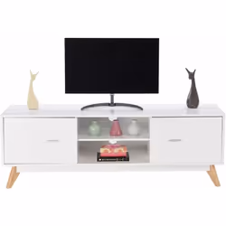 À propos de cet article 【Compatibilité :】Le meuble TV dispose d'un plateau spacieux (140 x 40 cm (L x l) pour accueillir la p ...