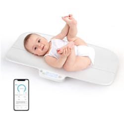 Pèse-bébé Numérique avec Contrôle Intelligent Charge 30 kg, Balance Précise à 2 g avec Fonction de Maintien et Tare Échelle 60 cm 4 Unités, pour