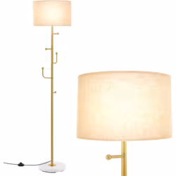 À propos de cet article 【Fonction 2 en 1 :】Ce lampadaire est conçu avec 5 crochets et 1 lumière, répondant à vos différents b ...