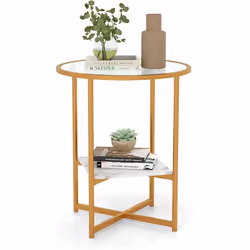 À propos de cet article 【Dimension idéales pour les recoins: 】Avec ses dimensions de 50 x 50 x 60 cm, la table d'appoint est ...