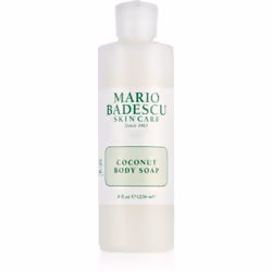Le gel douche Mario Badescu Coconut Body Soap est un indispensable de votre hygiène corporelle. Il lave la peau du corps en t ...