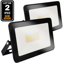 Europalamp - 2 Projecteurs led 50W Ipad Blanc froid 6500K Haute Luminosité