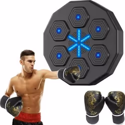 Machine de boxe musicale cible électronique dentrainement avec accroche murale