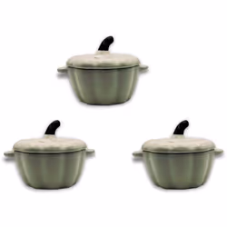 Couleur : blanc Matériau : Céramique émaillée de haute qualité Couvercle : Inclus, parfaitement ajusté pour une cuisson homog ...