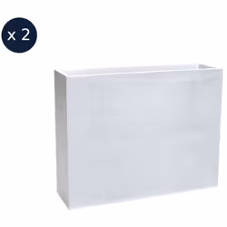 Pot de fleurs jardinière rectangulaire Graphit de la marque EDA Donnez de la hauteur à vos fleurs avec ce pot de fleurs jardi ...