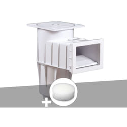 Hayward - Skimmer premium petite meurtrière (béton) + Filtre pour paniers de skimmer PureFlow