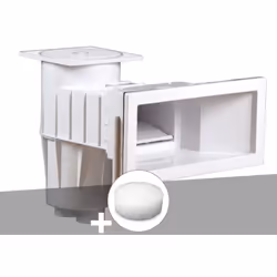 Skimmer grande meurtrière Hayward destinée à des piscines avec revêtement liner, membrane armée ou coque. Fourni avec vis ino ...