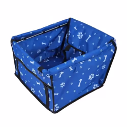 Siège auto anti-dérapant pour chien Bleu