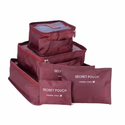 HobbyTech - Sacs de rangement organisateur de valise lot de 6 pièces