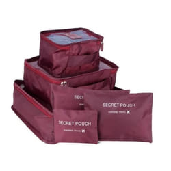 HobbyTech - Sacs de rangement organisateur de valise lot de 6 pièces