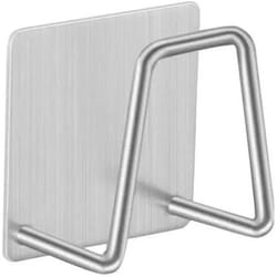 HobbyTech Porte éponge adhésif en inox pour cuisine, évier, étagère lot de 3