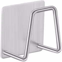 HobbyTech Porte éponge adhésif en inox pour cuisine, évier, étagère lot de 2