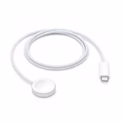 Chargeur USB-C à induction compatible Apple Watch - Blanc