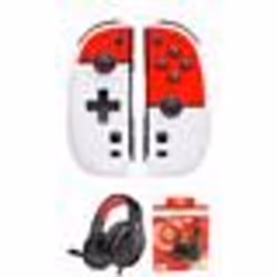 Manette et casque - Nintendo - iiCon Pokeball dragonnes V2 - Ergonomique - Sans fil - Joysticks 3D