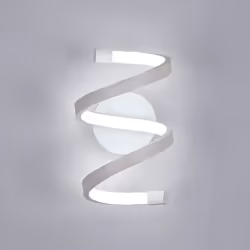 【Spécifications】Applique murale LED taille est 13 * 25cm, puissance est de 18W, tension de 220V et l'aspect en spirale peut ê ...