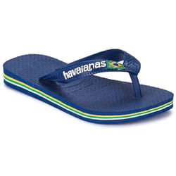 Sandales Brasil Logo Synthétique Bleu - 23,5