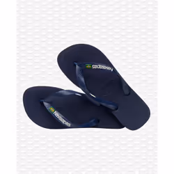 Havaianas Brasil Logo Femelle 39 - 40 Marine - Vue supplémentaire 4
